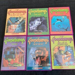 Set of 6 Goosebumps DVDs by RL Stine Original 90s Tv Series Scholastic Books